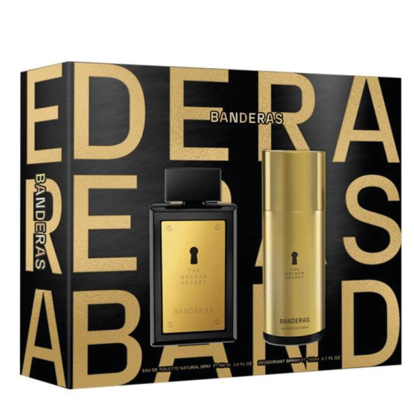 BANDERAS ESTUCHE THE GOLDEN SECRET X 100 ML.